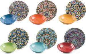 18dílný porcelánový set nádobí Villa d'Este Marrakech Villa d'Este