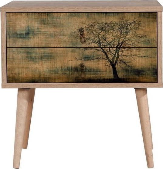 Dřevěný noční stolek Iris Tree Vella