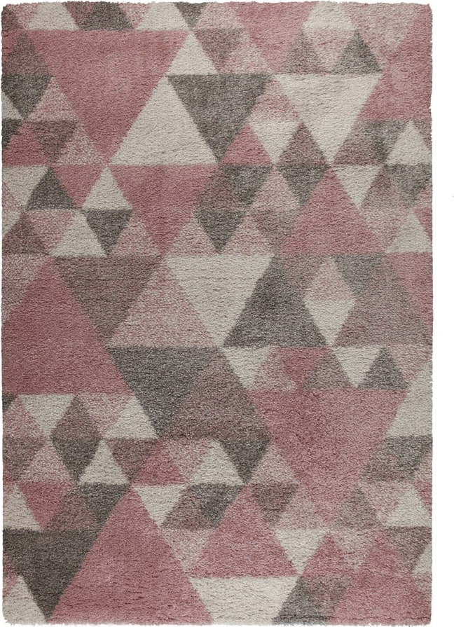 Růžovo-krémový koberec Flair Rugs Nuru