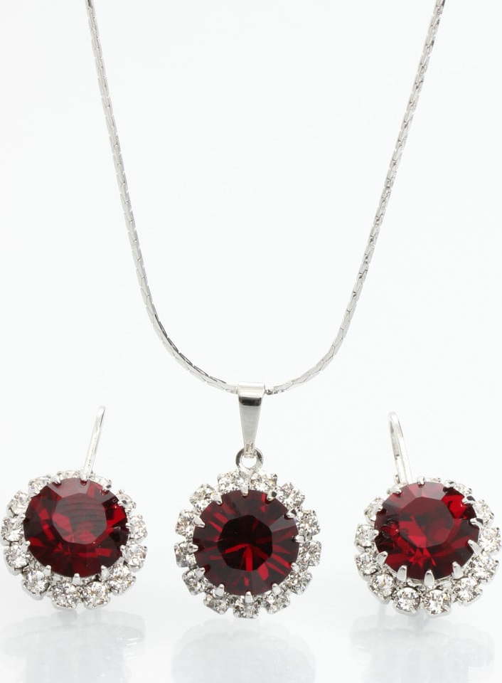 Set náhrdelníku a náušnic s krystaly Swarovski Elements Laura Bruni Sia Laura Bruni