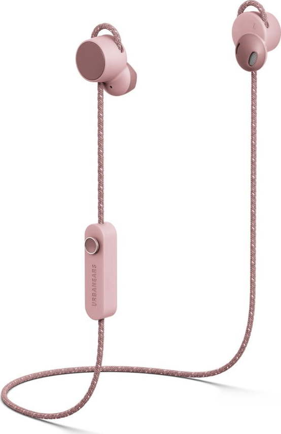 Světle růžová bezdrátová Bluetooth sluchátka do uší Urbanears JAKAN Powder Pink Urbanears