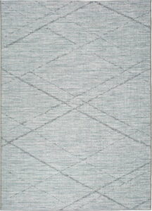 Modrošedý venkovní koberec Universal Weave Cassita