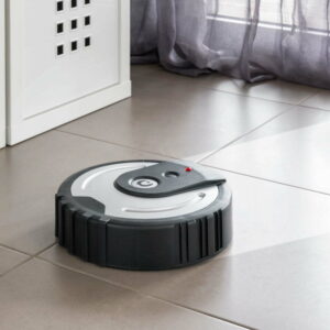 Černý robotický čistič podlah InnovaGoods Floor Cleaner InnovaGoods