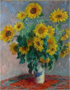 Reprodukce obrazu Claude Monet - Bouquet of Sunflowers