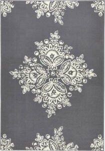 Šedobílý koberec Hanse Home Gloria Blossom