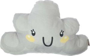 Šedý dětský polštářek s příměsí bavlny Apolena Pillow Toy Arro
