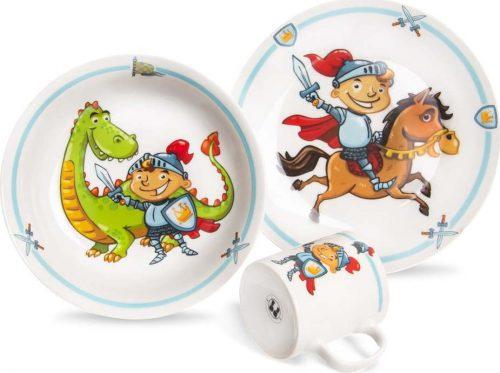 3dílný dětský porcelánový jídelní set Orion Knight Orion