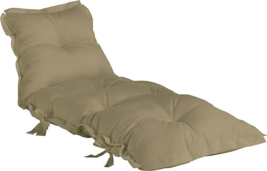 Béžový variabilní futon vhodný do exteriéru Karup Design OUT™ Sit&Sleep Beige Karup Design