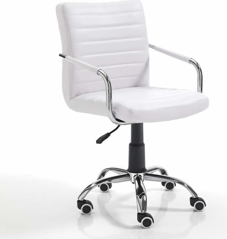 Bílá kancelářská židle na kolečkách Tomasucci Milko Tomasucci