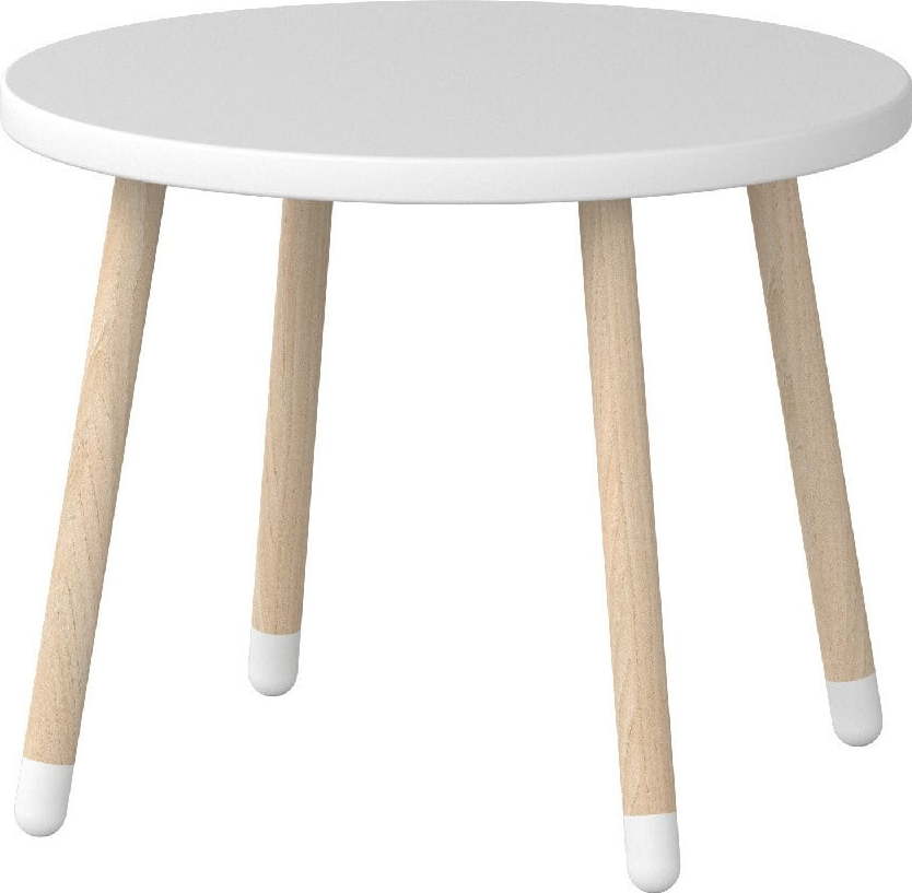 Bílý dětský stolek Flexa Dots