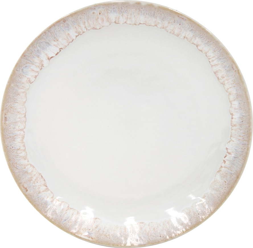 Bílý kameninový dezertní talíř Casafina Taormina