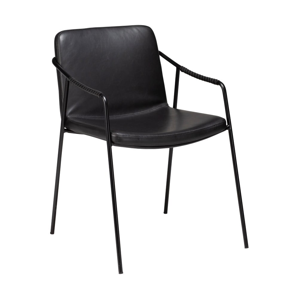 Černá jídelní židle z imitace kůže DAN-FORM Denmark Boto ​​​​​DAN-FORM Denmark