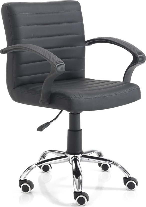 Černá kancelářská židle na kolečkách Tomasucci Pany Tomasucci