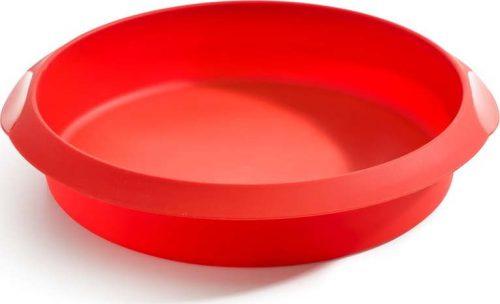 Červená silikonová forma na pečení Lékué