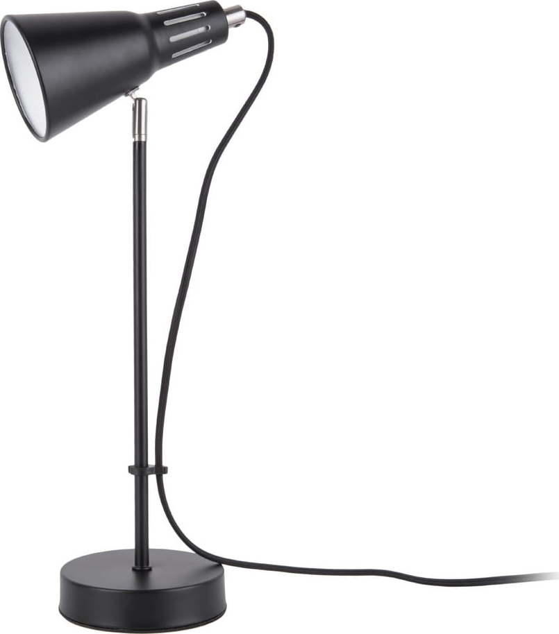 Černá stolní lampa Leitmotiv Mini Cone