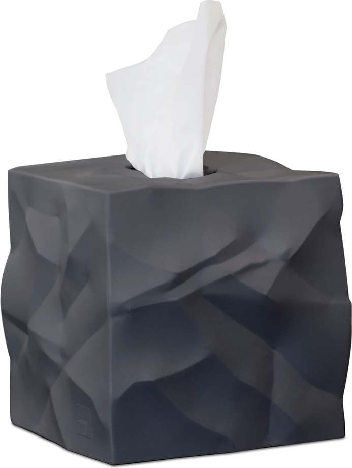 Černý box na kapesníčky Essey Wipy Cube Essey