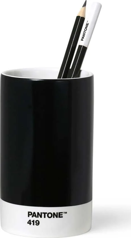 Keramický organizér na psací potřeby Black 419 – Pantone