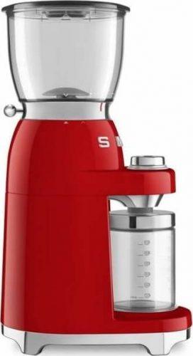 Červený mlýnek na kávu SMEG 50's Retro SMEG