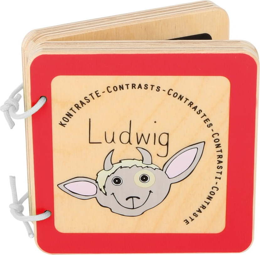 Dětská dřevěná knížka Legler Ludwig the Billy Goat Legler