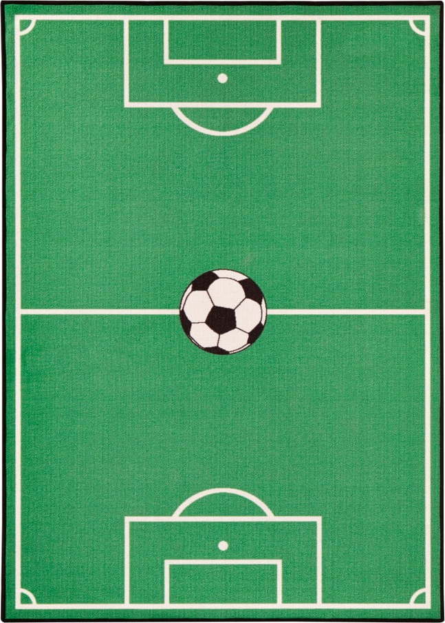 Dětský zelený koberec Zala Living Football