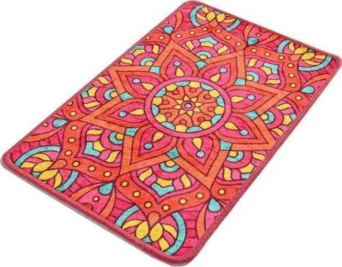 Koupelnová předložka s motivem mandaly Foutastic Mandala, 60 x 40 cm