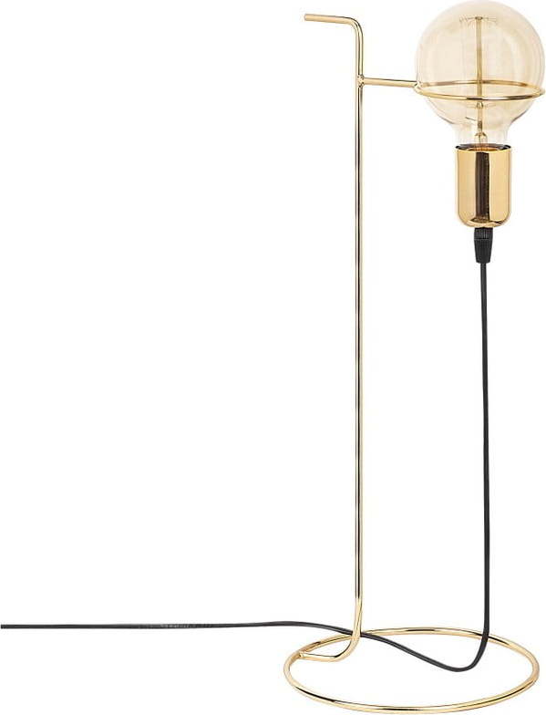 Kovová stolní lampa ve zlaté barvě Opviq lights Ersi Opviq lights