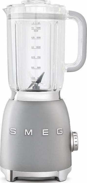 Mixér ve stříbrné barvě SMEG 50's Retro SMEG
