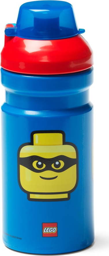 Modrá lahev na vodu s červeným víčkem LEGO® Iconic