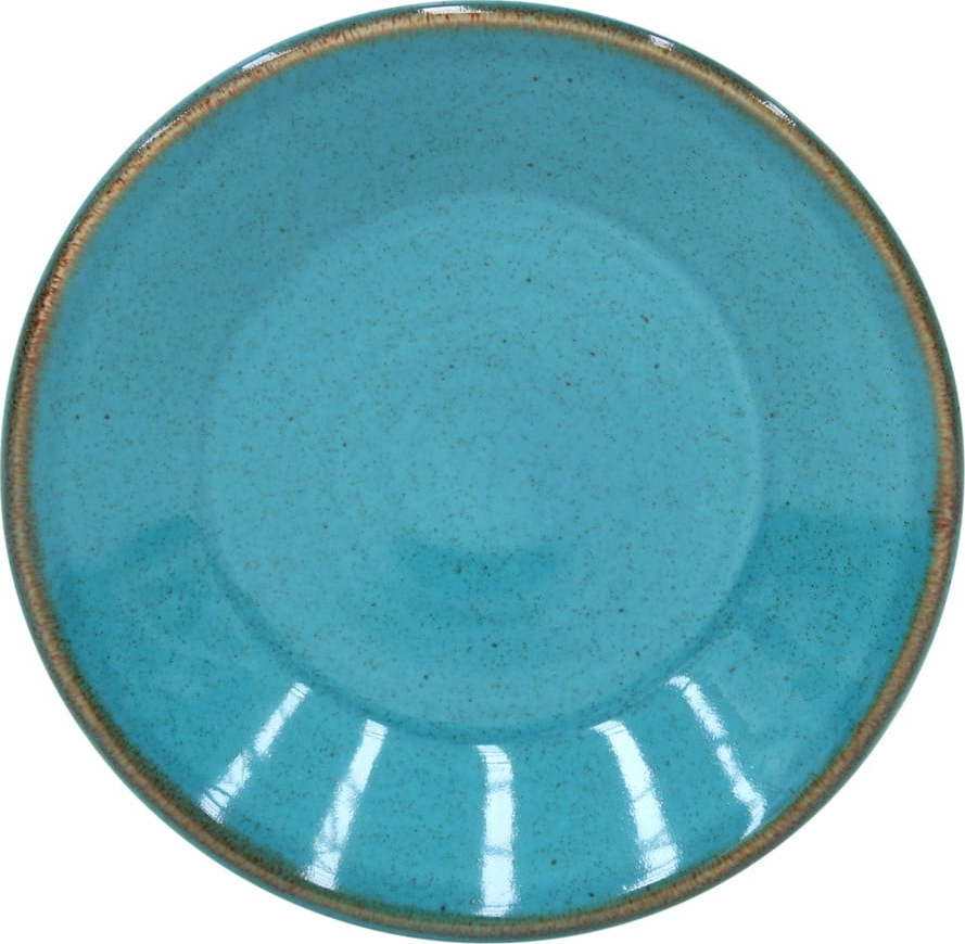 Modrý talířek z kameniny Casafina Sardegna