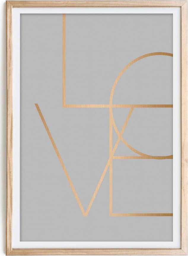 Obraz v rámu Velvet Atelier Love
