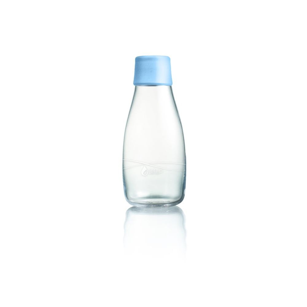 Pastelově modrá skleněná lahev ReTap s doživotní zárukou