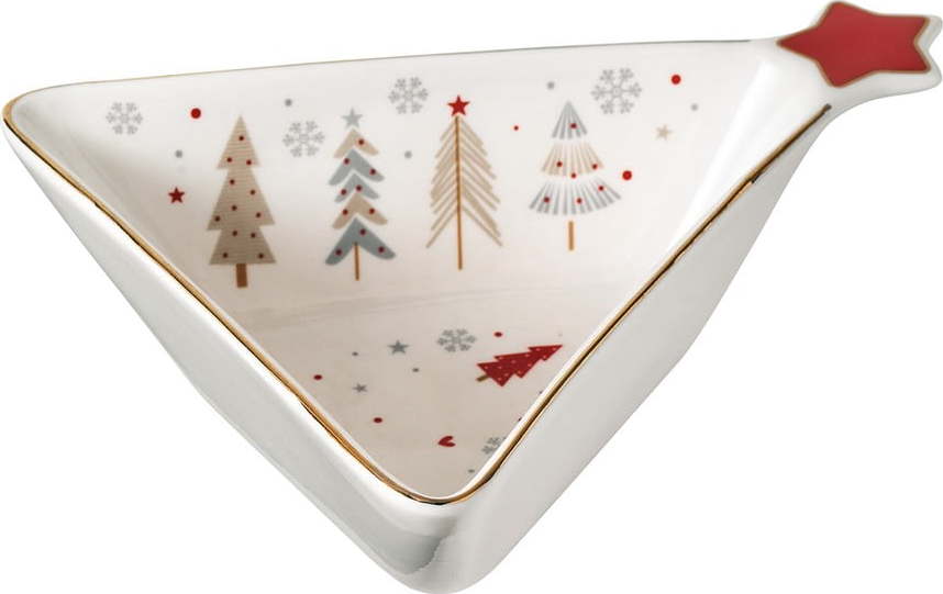 Porcelánová mísa s vánočním motivem Brandani Fiocco