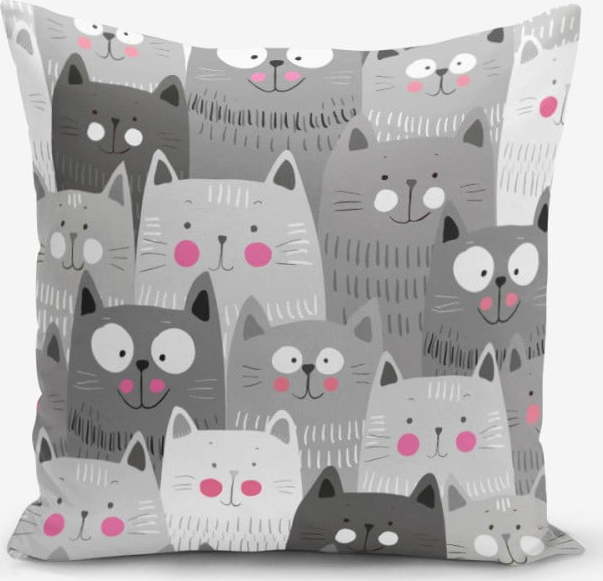 Povlak na polštář s příměsí bavlny Minimalist Cushion Covers Catty