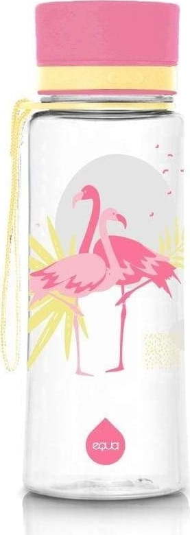 Růžová láhev Equa Flamingo