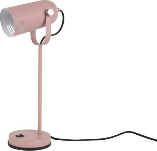 Růžová stolní lampa Leitmotiv Husk Leitmotiv