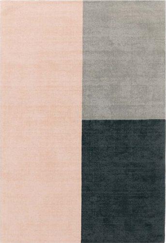 Růžovo-šedý koberec Asiatic Carpets Blox