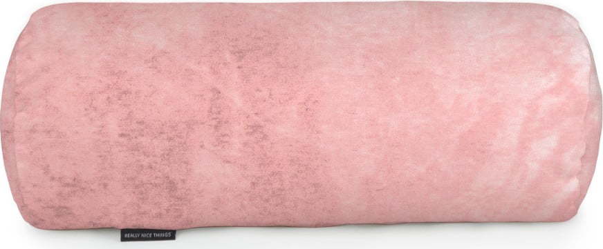 Růžový dekorativní polštář Velvet Atelier