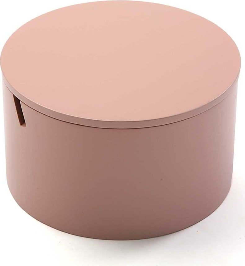 Růžový dřevěný box na šperky Versa Pinky