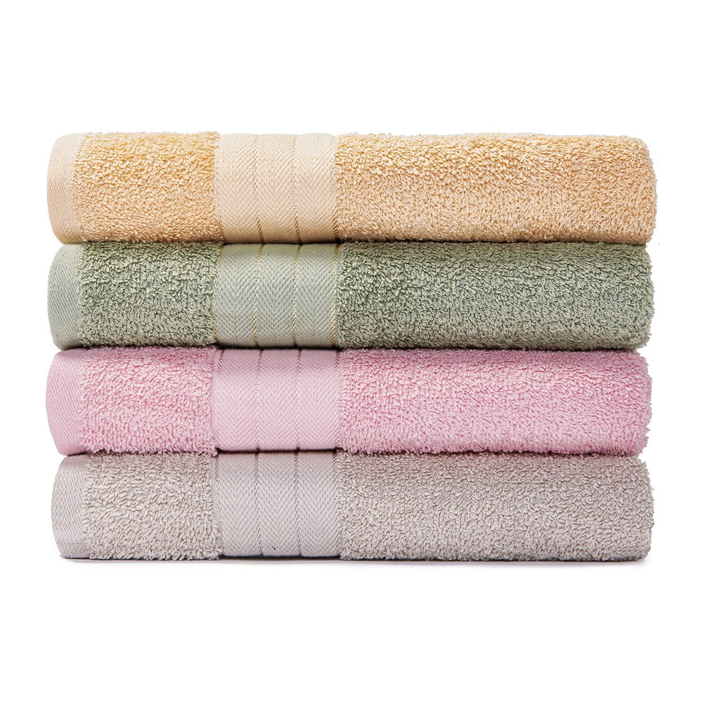 Sada 4 bavlněných ručníků Le Bonom Portofino