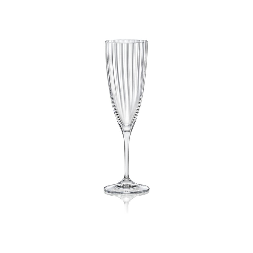 Sada 6 sklenic na šampaňské Crystalex Kate Optic