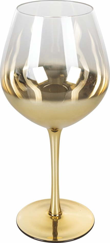 Sada 6 sklenic na víno ve zlaté barvě Villa d'Este Avenue