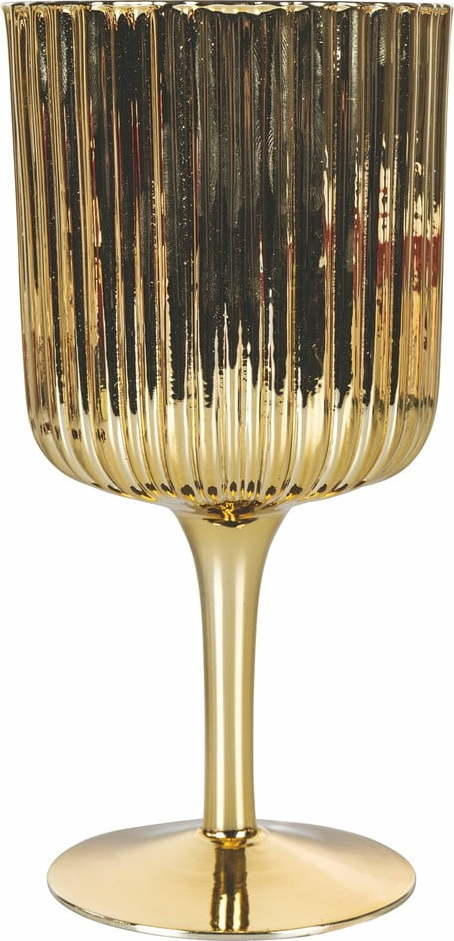 Sada 6 sklenic na víno ve zlaté barvě Villa d'Este Essence