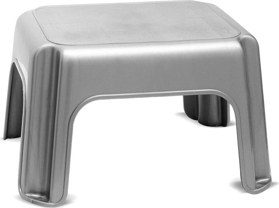 Šedá stolička Addis Step Stool Metallic Addis