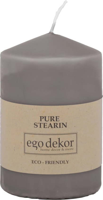 Šedá svíčka Eco candles by Ego dekor Top