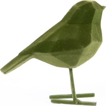 Tmavě zelená dekorativní soška PT LIVING Bird