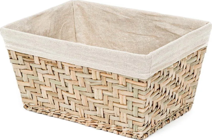 Úložný koš z rákosí Compactor Rush, 38,5 x 28,5 cm
