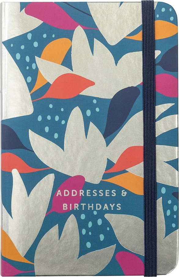 Zápisník na adresy a narozeniny Busy B Floral Busy B