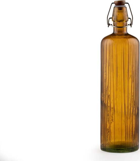 Žlutá láhev na vodu Bitz Basics Amber