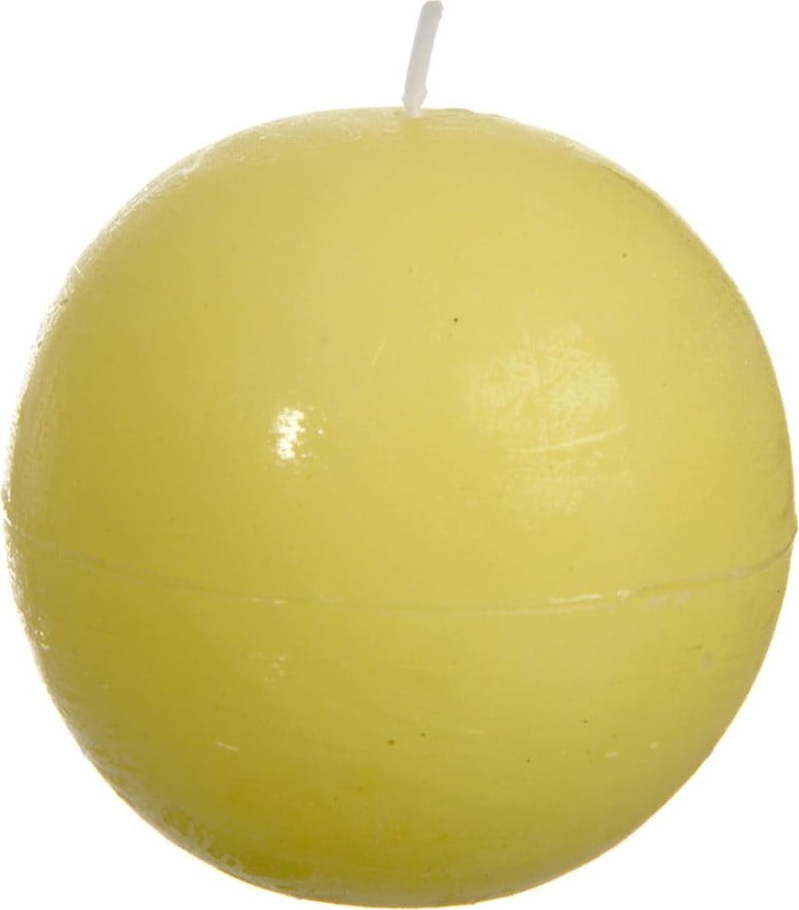 Žlutá svíčka J-Line Ball J-Line