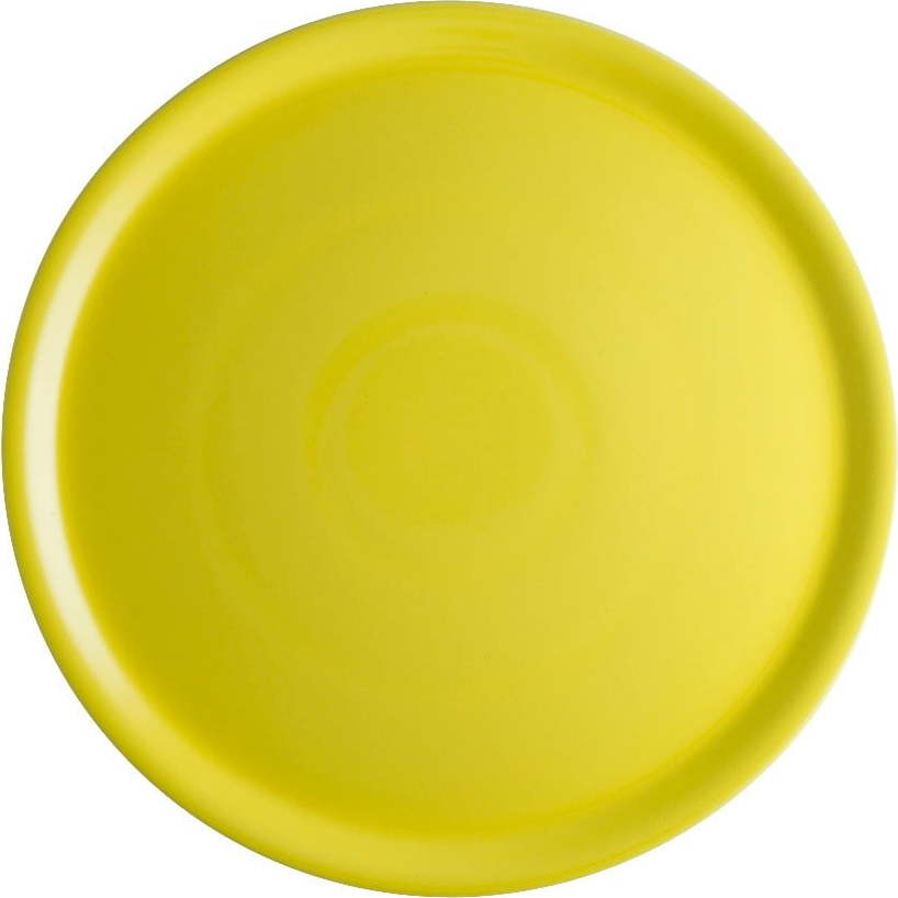Žlutý porcelánový talíř na pizzu Brandani Pizza